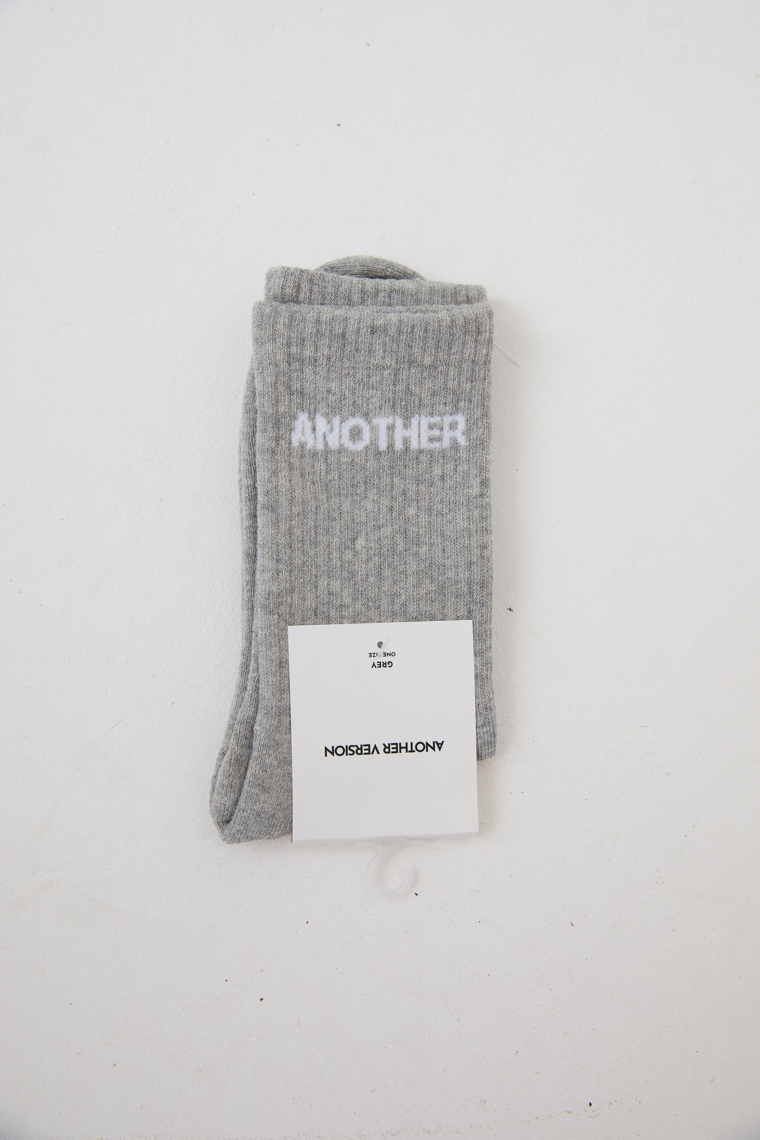 ANOTHER VERSION SOCKS - GREY – Another Version