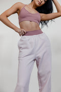 FLEECE FIT SWEATPANTS - LIGHT PINK