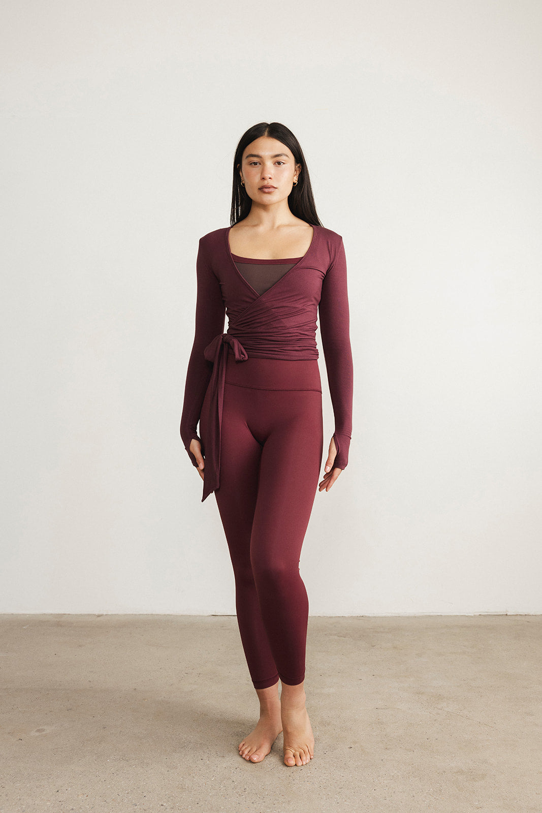 SECOND SKIN LEGGING - MERLOT