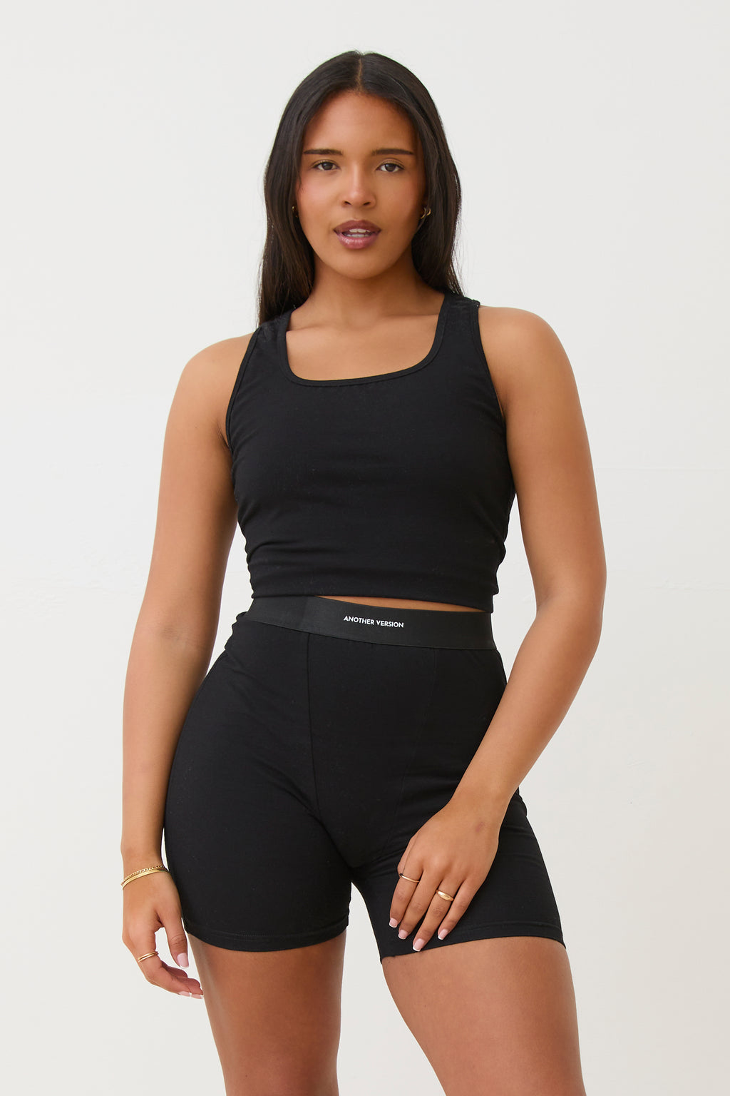 COTTON STRETCH BOXER SHORT - BLACK