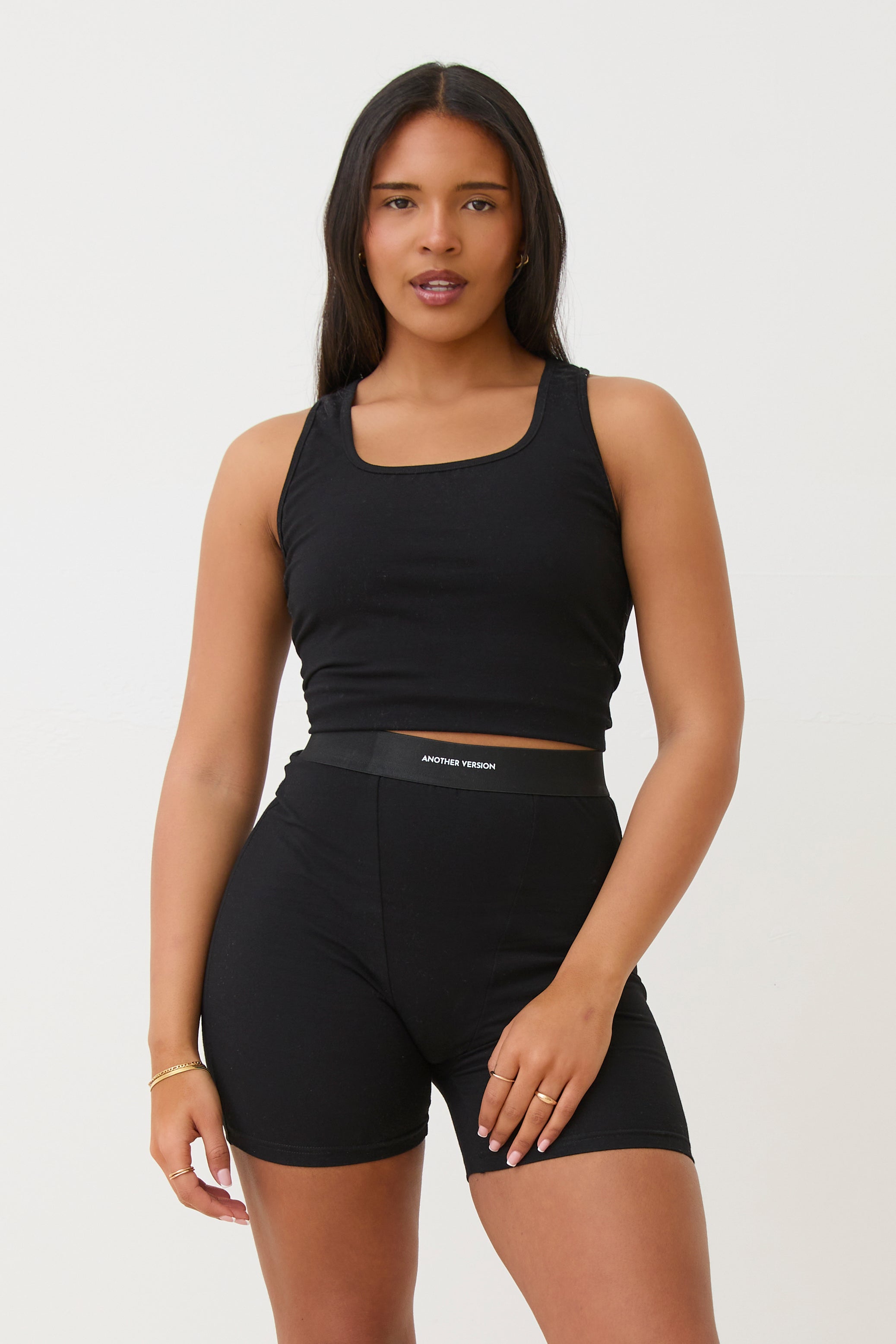 COTTON STRETCH BOXER SHORT - BLACK